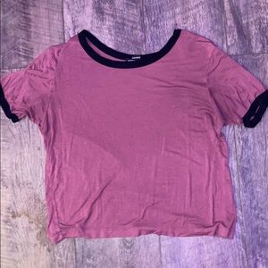 Maroon Crop Top